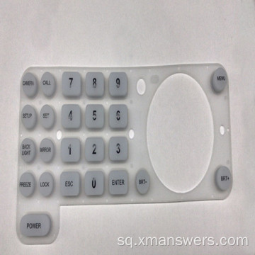 Tastiera e ndërprerësit të membranës së butonit prej gome silikoni